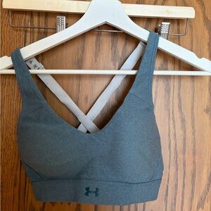 Under Armour blue Charcoal Sports Bra